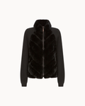 Cenya Fur Jacket - Obsidian Black