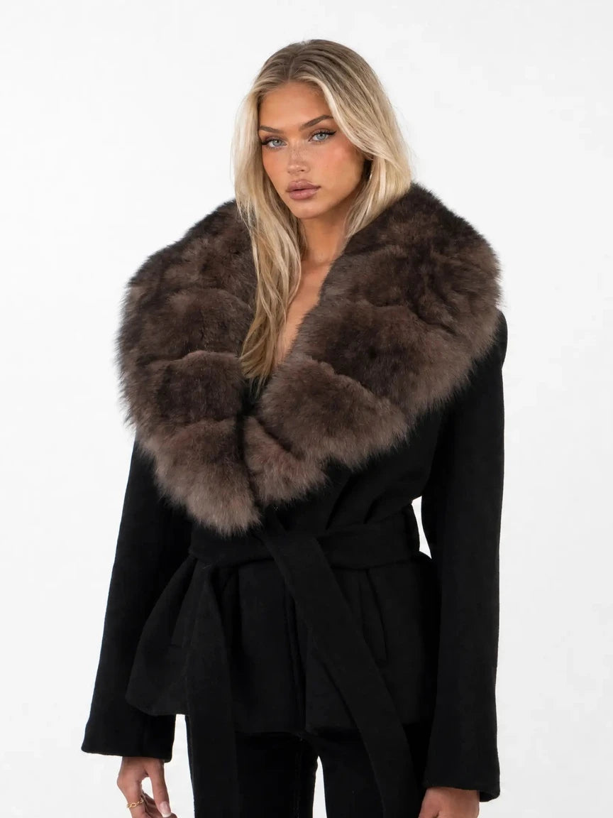 ÉCRU ATELIER | Élise Faux Fur Jacket