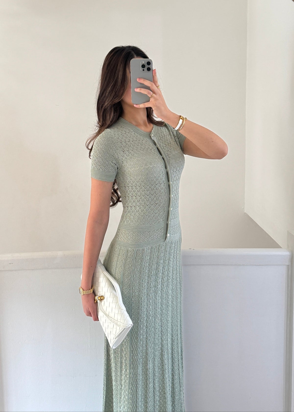 ÉCRU Dress- Sage Green