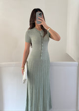 ÉCRU Dress- Sage Green